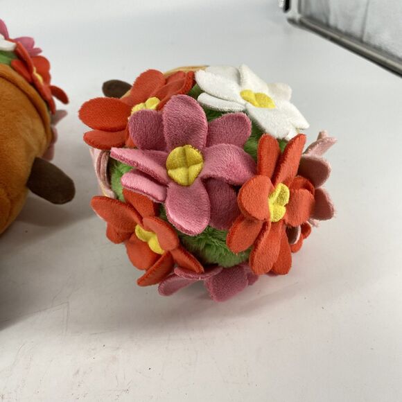 Set Of 2 Build a Bear Buddies Happy Daisy Flower Pot  Plush Toy BABW  Small 9” - Picture 5 of 6